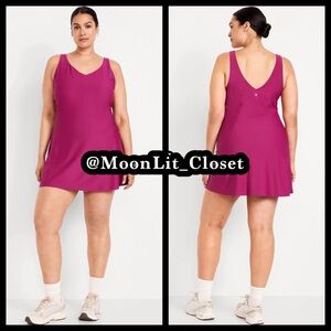 Old Navy PowerSoft Athletic Dress Size XL Color: “Magenta Lacquer”